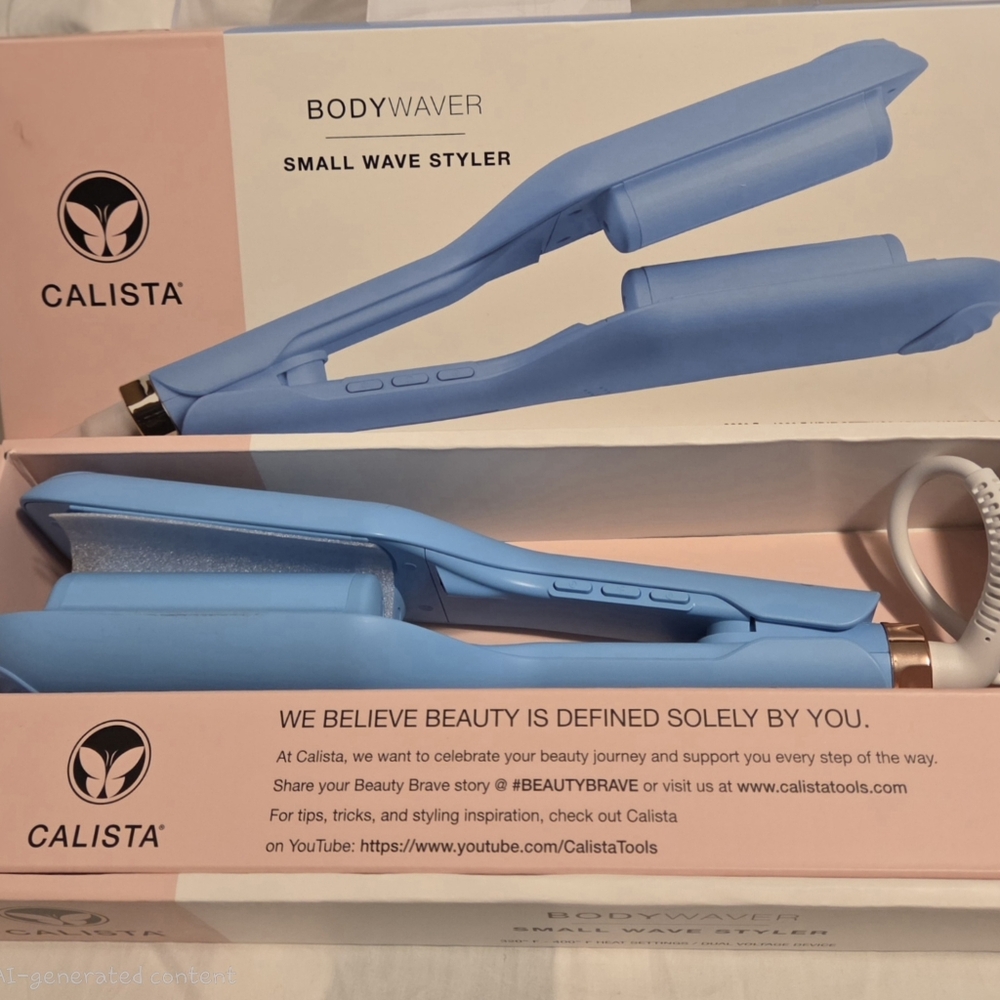 Calista Bodywaver Small Wave Styler (blue) NIB